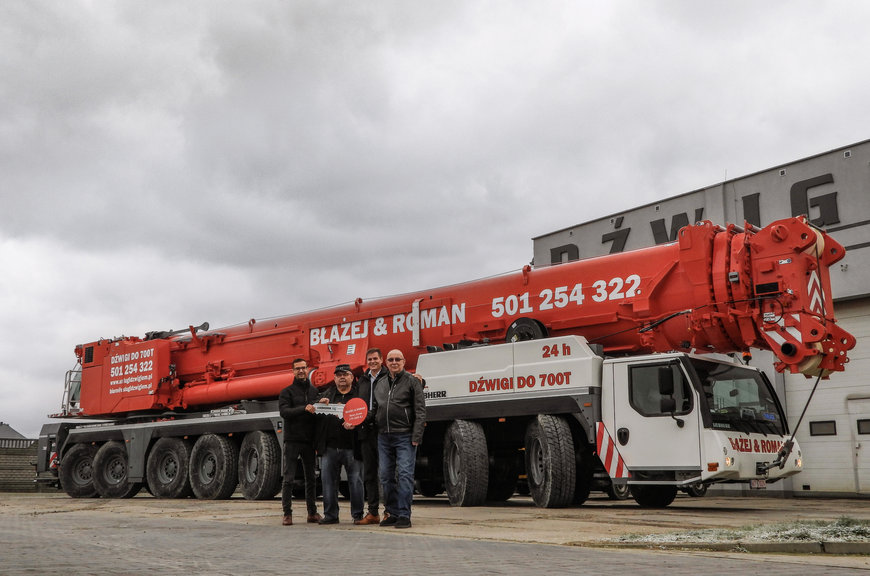 New Liebherr LTM 1650-8.1 is Błażej & Roman's largest crane